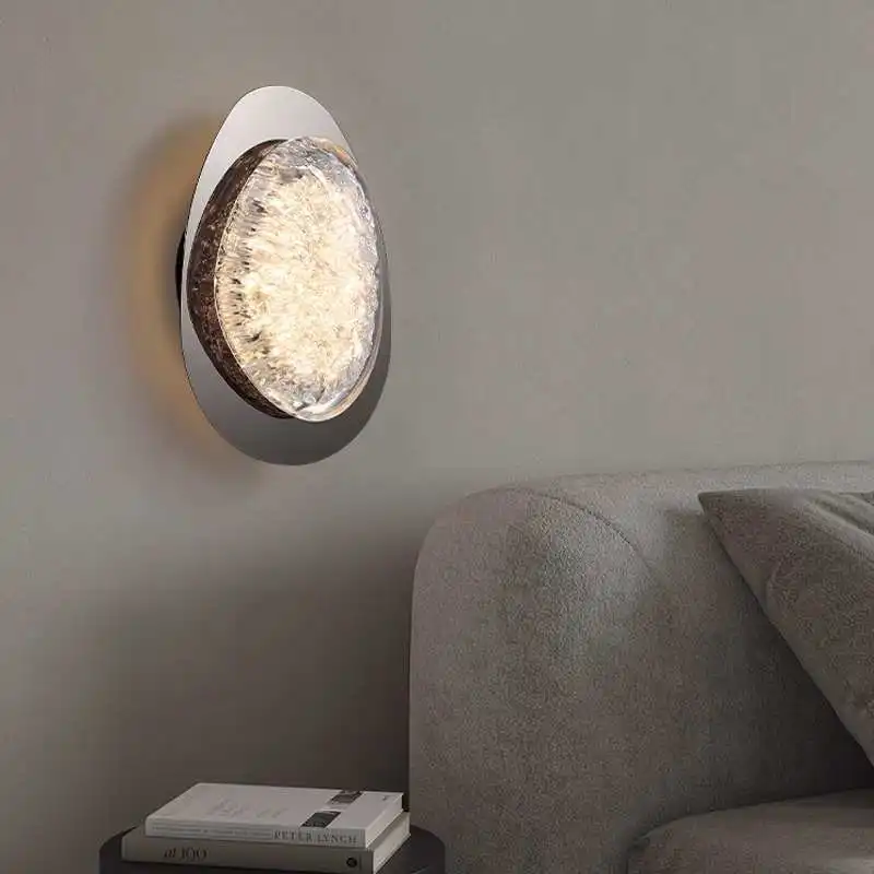 

Italian light luxury bedroom bedside wall lamp Modern minimalist entrance corridor aisle Premium living room decorative wall