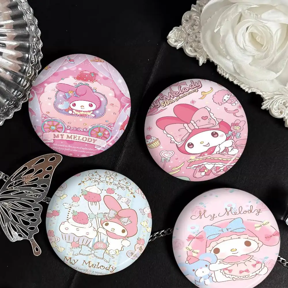 M-Melodys CARTOON Creative Pins Funny Round Snap-in Brooch Badge Backpack Hat Accessories Jewelry Gifts For Friend