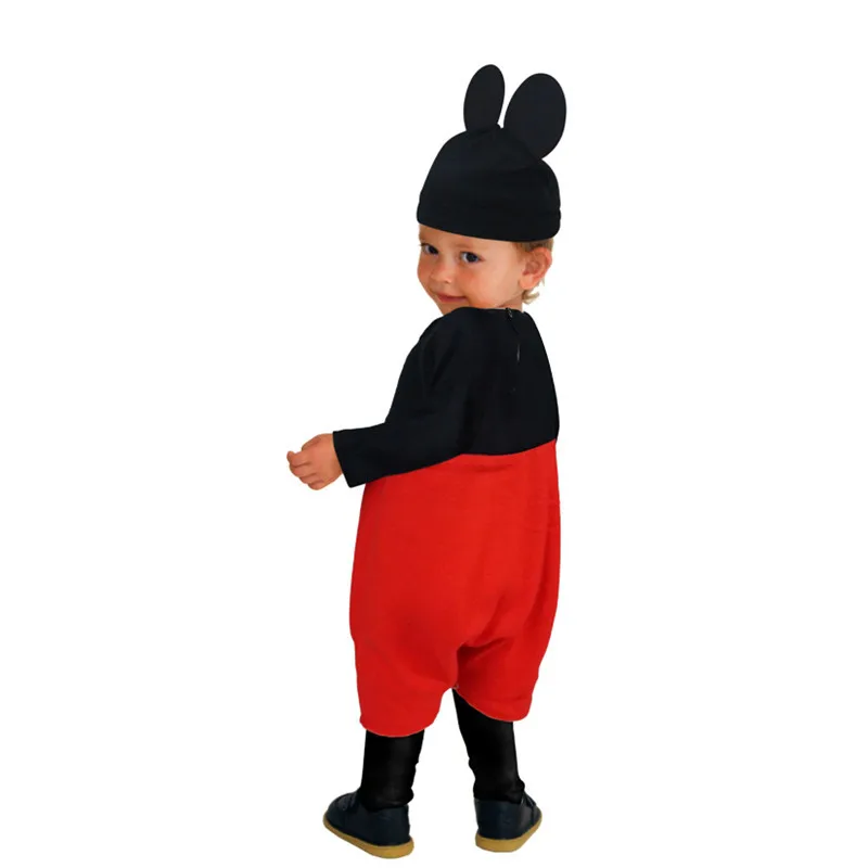 Halloween Baby and Toddler Costume Ball for Boys Cartoon Cute Mickey Costume Cosplay Jumpsuit