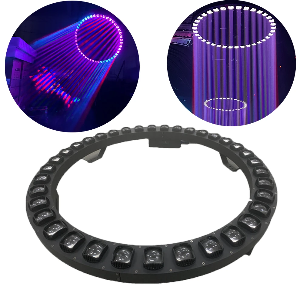 39Inch Droplight LED Lift Machine Circle Stage Effect Light 1Meter Diameter DJ Equipment for Large Stage Bar Music Show