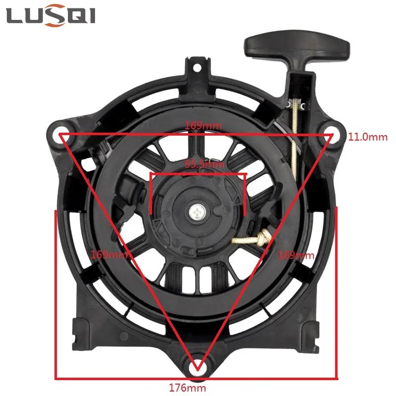 LUSQI Recoil Starter Gasoline Engine hand Lawn Mower Machine Engine Parts Fit honda gcv135 gcv160 gcv190 Garden Grass Tools