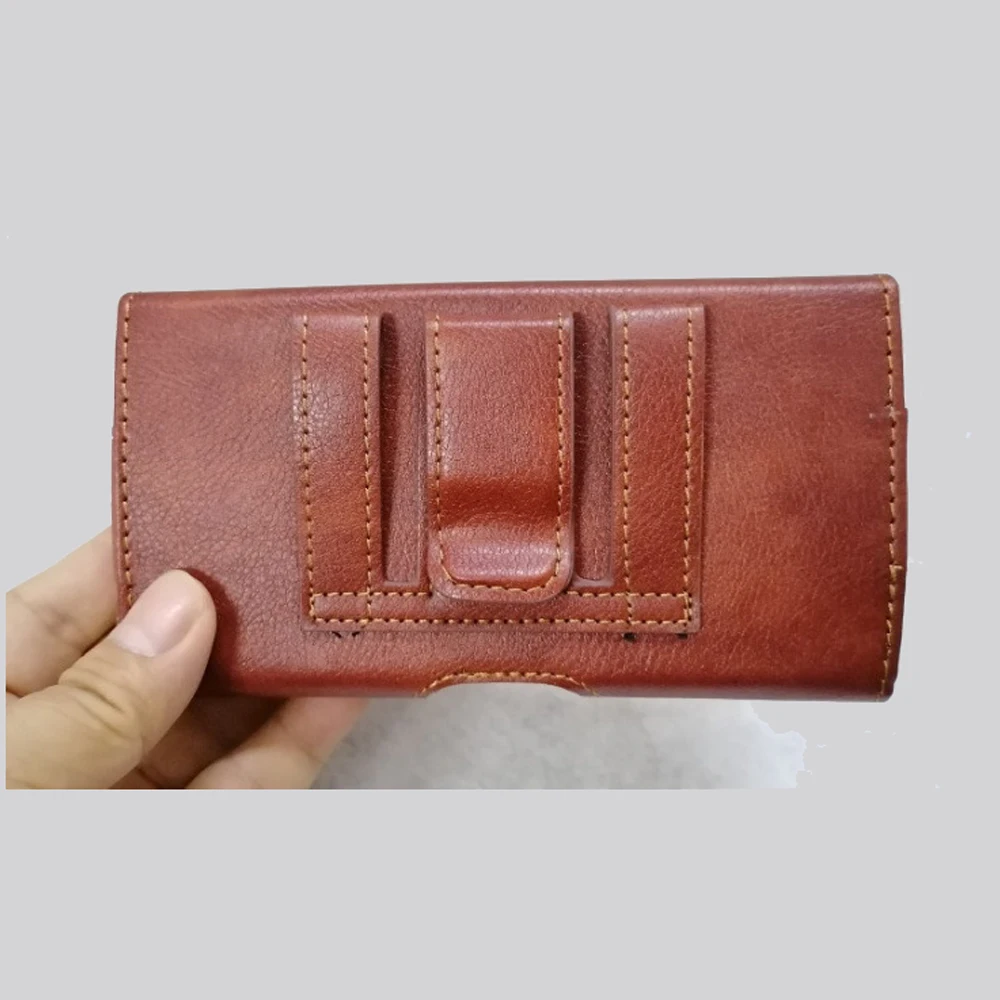 العالمي بولي Leather الجلود الهاتف المحمول الحقيبة ، بسيطة ، عملية الخياطة ، الهاتف المحمول الحافظة ، أكياس الخصر ، 4.7 "-6.5"