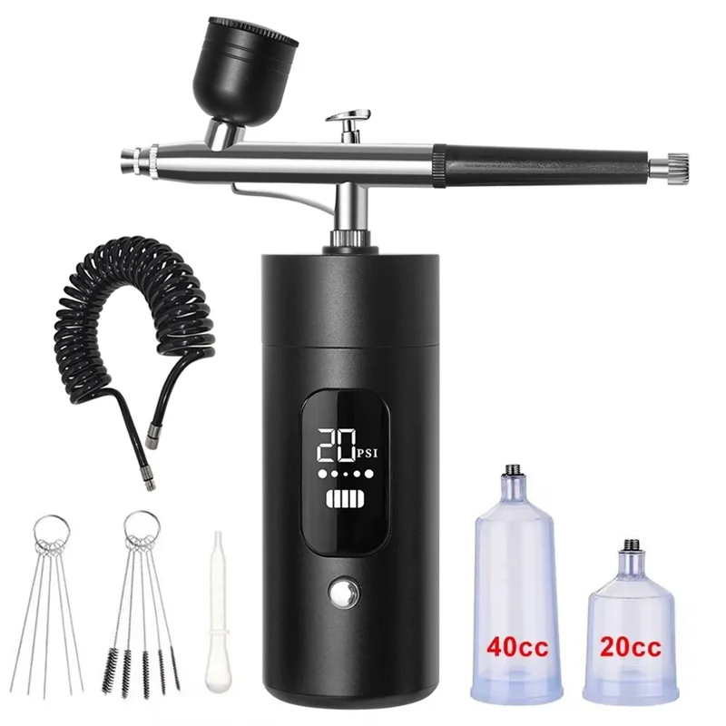

AT02-Airbrush Nail Nail Compressor For Nails Cake Painting Crafts Air Brush Nails Spray