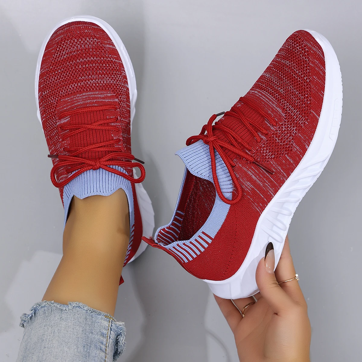 

Women's summer breathable mesh flat shoes women's shoes casual sneakers shoes, clearance free shipping