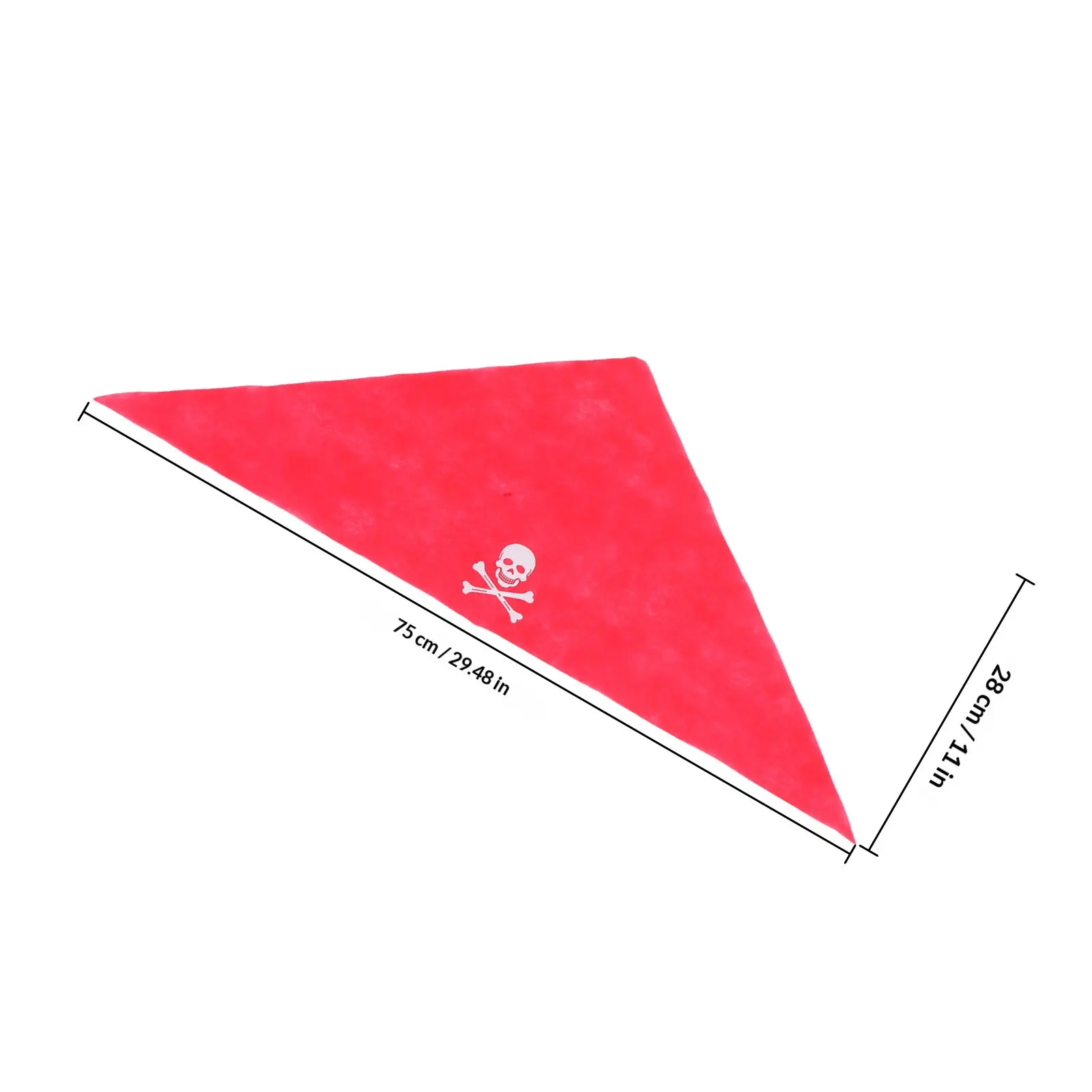 할로윈 의상 액세서리에 대 한 2Pcs 해적 머리 스카프 세트 여성 남성 드레스 파티 역할 놀이 현실적인 삼각형 두건