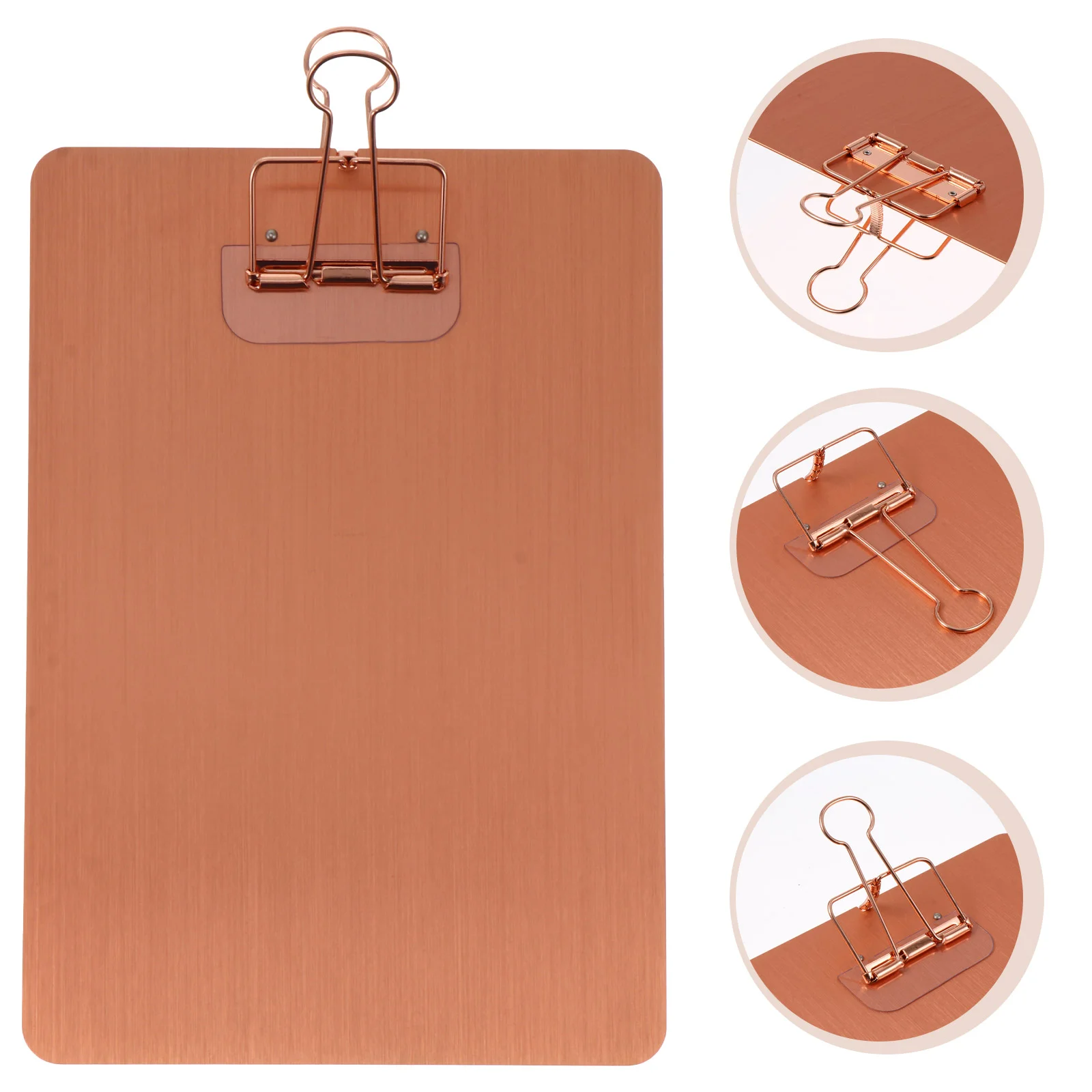 A5 Note Splint Memo Clipboard Paper Holder Writing Notes Stainless Steel Multi-age Design