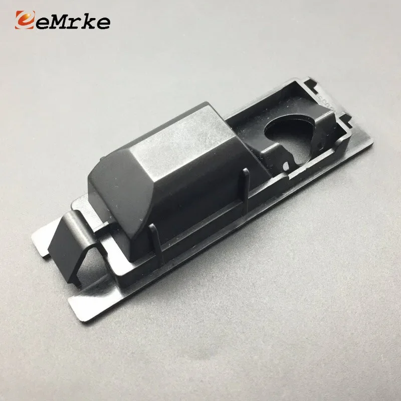 EEMRKE Car Rear Camera Bracket License Plate Lights Housing for Chevrolet Cobalt T250 2011-2022 Malibu 2013~2015 Volt Ampera