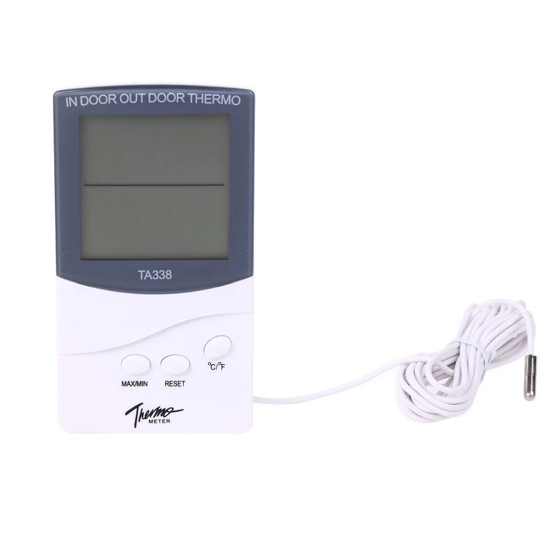 Simple Thermometer Digital Thermometer Temperature Gauge Monitor Outdoor -30℃~70℃/22℉~158℉ Indoor -10℃~50℃/14~122F