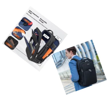 17 inch Large Capacity Men's Designer Laptop Bag School Bags Waterproof Business Sports USB Travel Backpack Rucksacks Mochilas