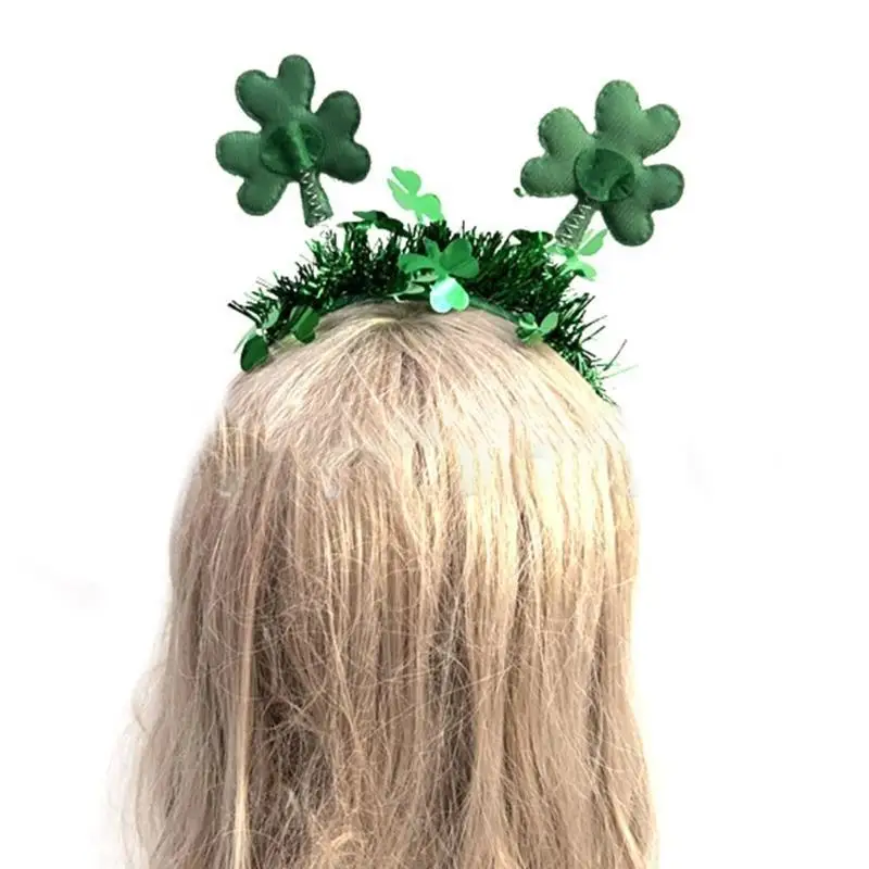 A52E Kabouter haarhoepel klatergoud kostuums Patrick's Day Wear Party Props