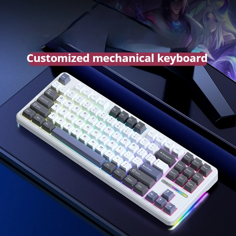 

Wlmouse Customized Keyboard Gasket Mechanical Keyboard Computer Ipad Mini Three Modes Esports Gaming Keyboard Game Accessories