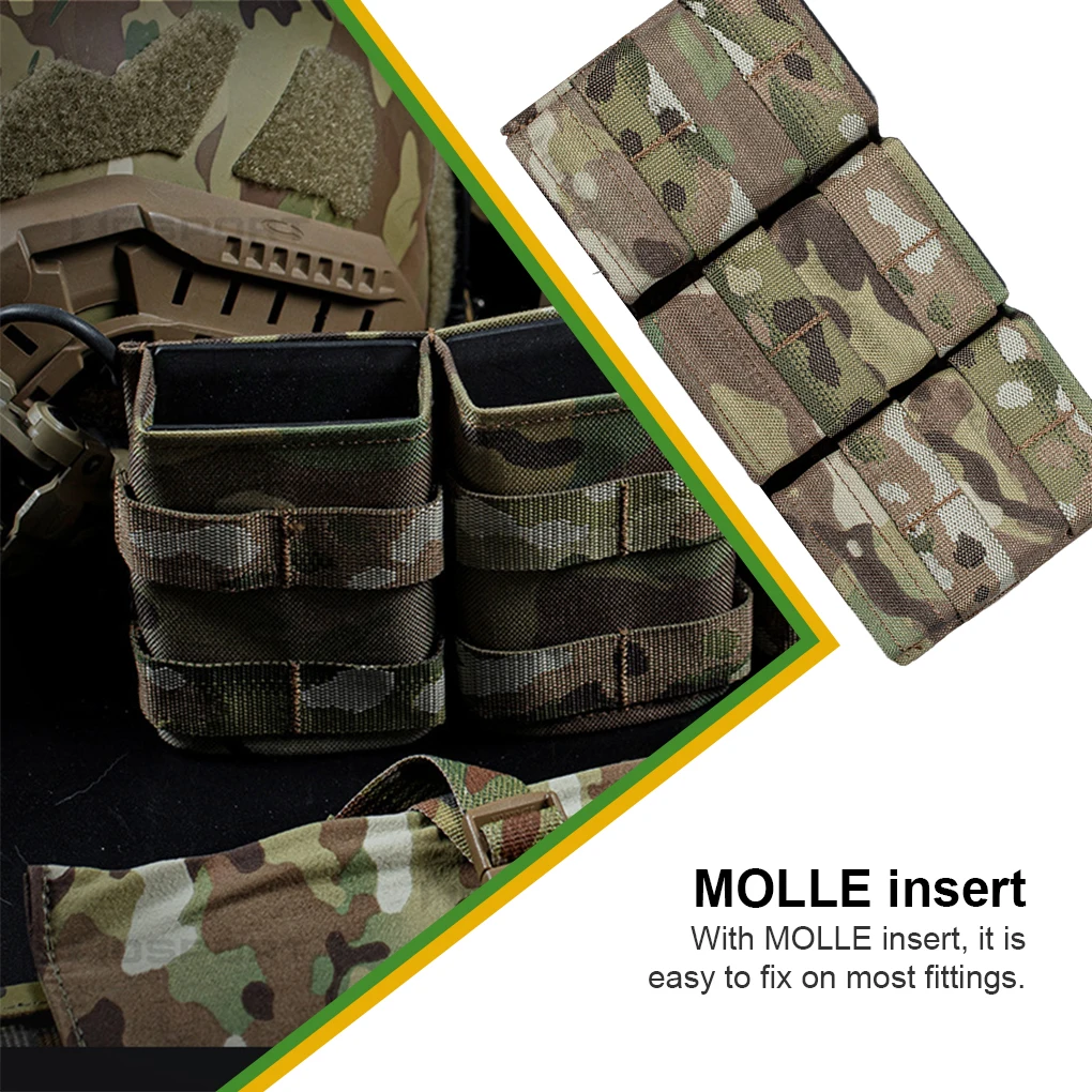 

WOSPORT Сумка с зажимом для стрельбы Быстросъемные зажимы-держатели Чехлы для тренировок Спортивное снаряжение Пленка Опора для 5,56 мм Черный CP