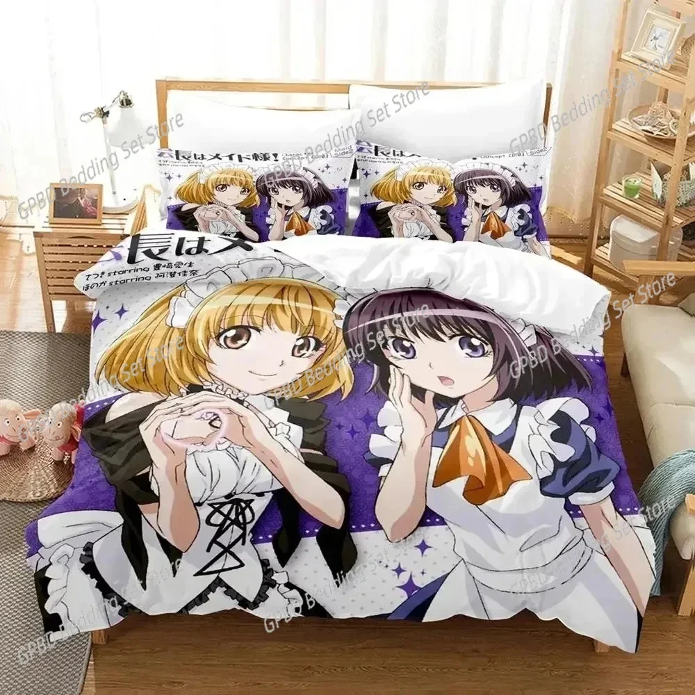 

Anime Kaichou wa Maid-sama Usui Takumi Misaki 3D NEW Duvet Cover Pillowcase Bedding Set Adult Girl Bedroom Single Double Large