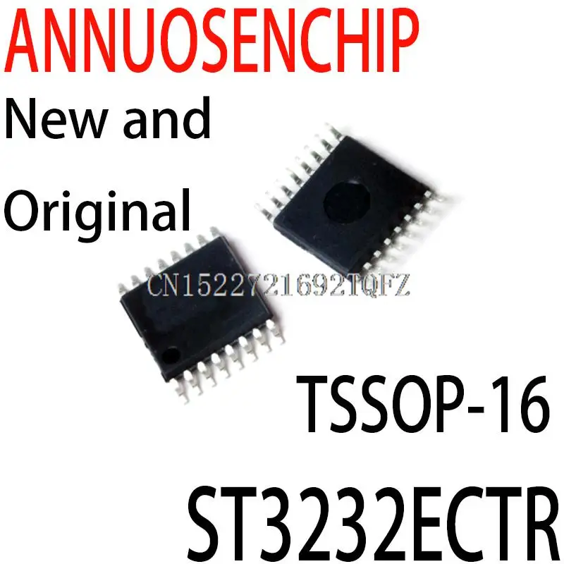 10PCS New and Original ST3232EC TSSOP-16  ST3232ECTR