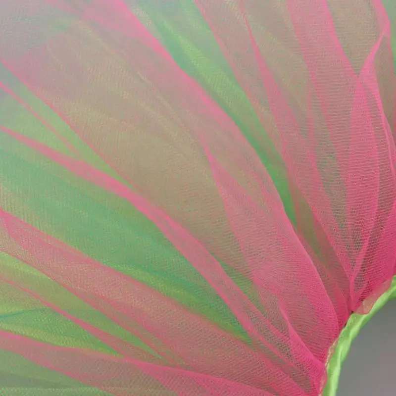 Multi-Layers Mesh Clown Hals Hals Ruff Halloween Victorian Collar