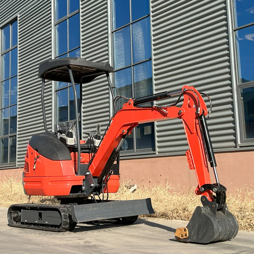 YG Cheap 1.8Ton 1.5Ton New Excavator Small Digger 1Ton 2Ton Excavator Mini