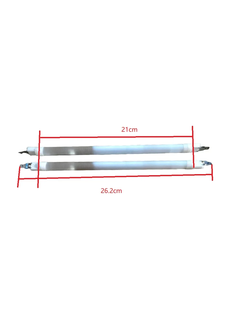 2PCS/lot Microwave Oven Parts Quartz Heating Tube 110V 500W 26.2cm Length