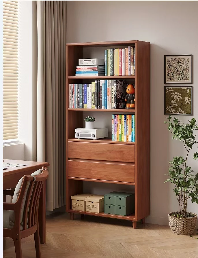 Modern Home Office Bookcases Wooden Cabinets Home Office or Antique Bookstores Use Bookshelves Modern Study Rooms Simple Design
