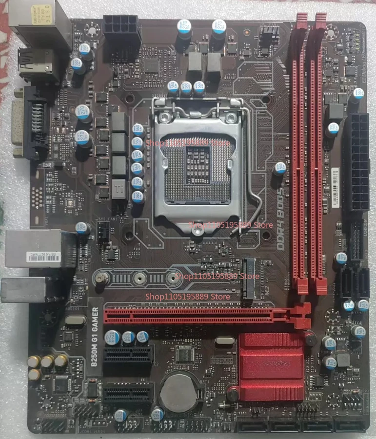 

Материнская плата MSI B250M G1 GAMER LGA1151 DDR4 M.2 DVI-D для киберспортивных игр формата MATX