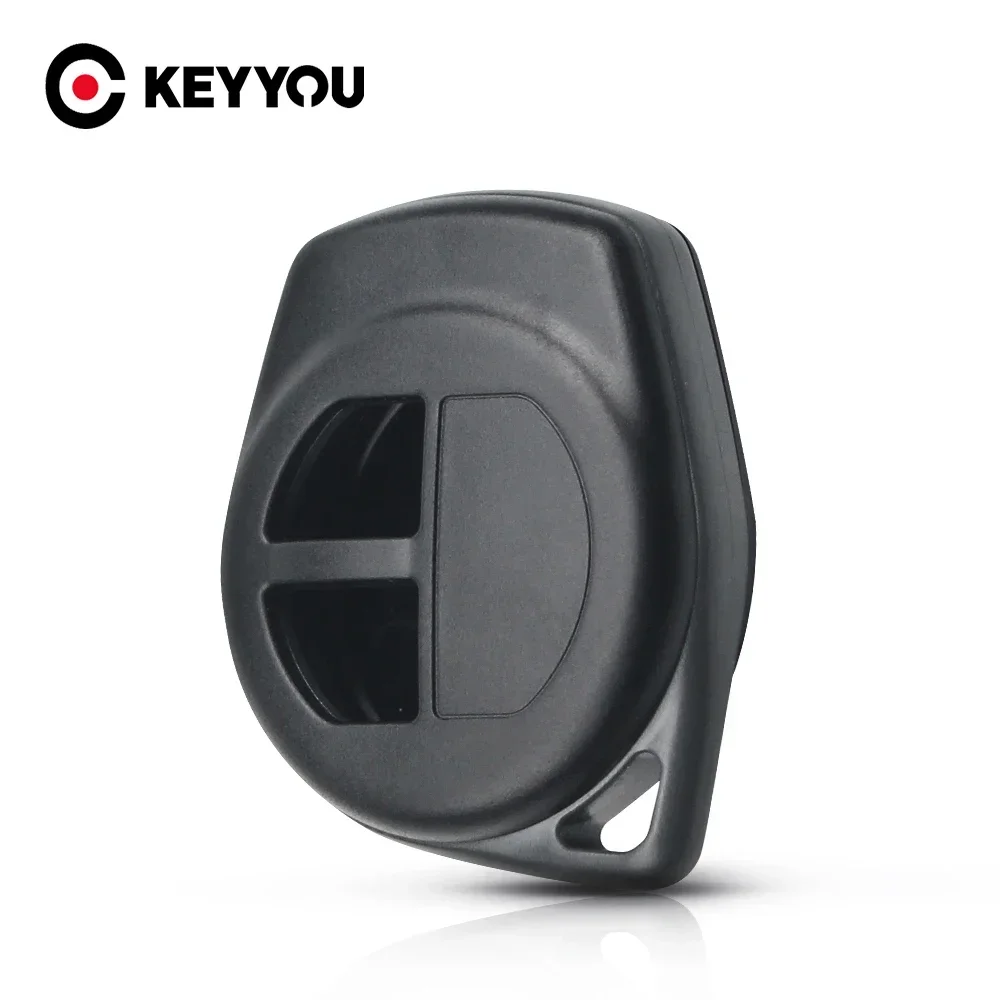 KEYYOU 2 Buttons No Blade Replacement Remote Car Key Case Shell For Suzuki SX4 Swift Grand Vitara Igins Alto