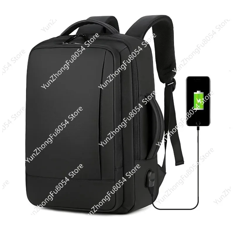 

Мужской противоударный рюкзак для ноутбука с принтом на заказ для деловых поездок