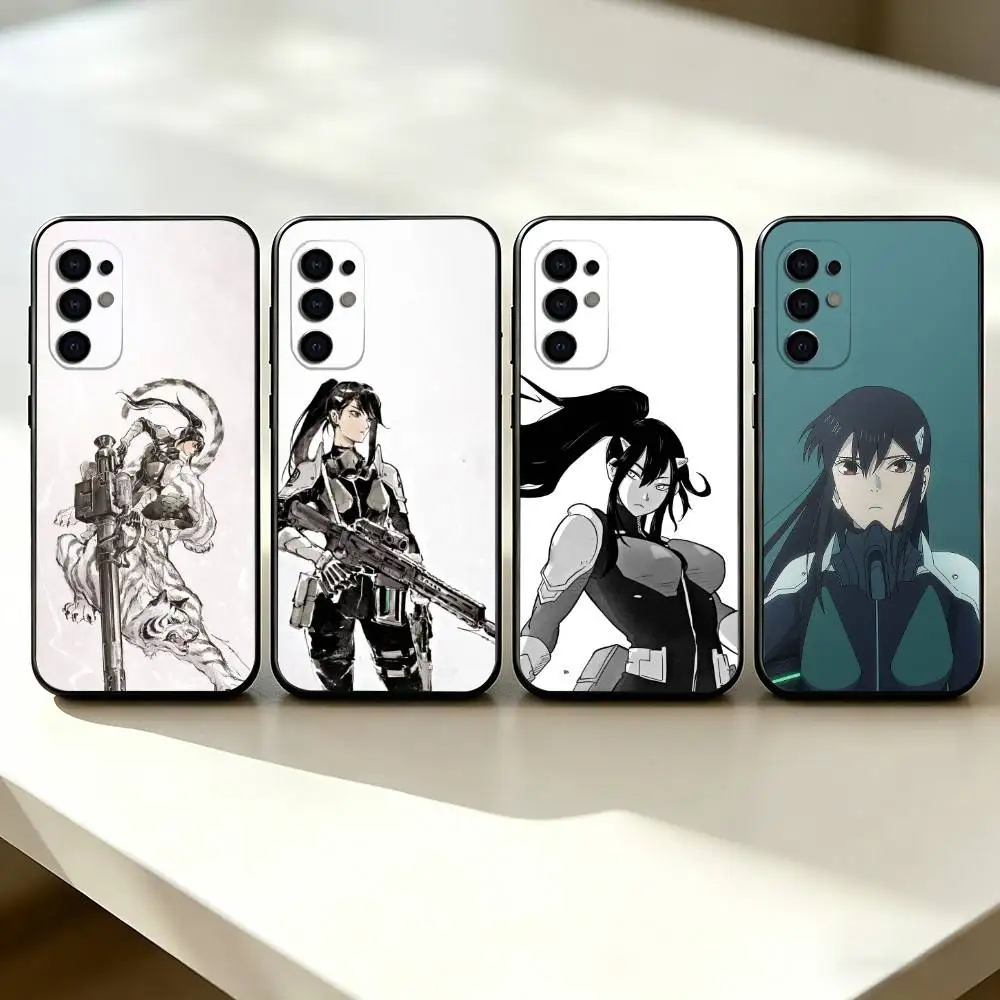 K-Kaiju No. 8 A-Asahiro Mina Phone Case For Samsung S25,S24,S21,S22,S23,S30,Ultra,S20,Plus,Fe,Soft Silicone Black Cover