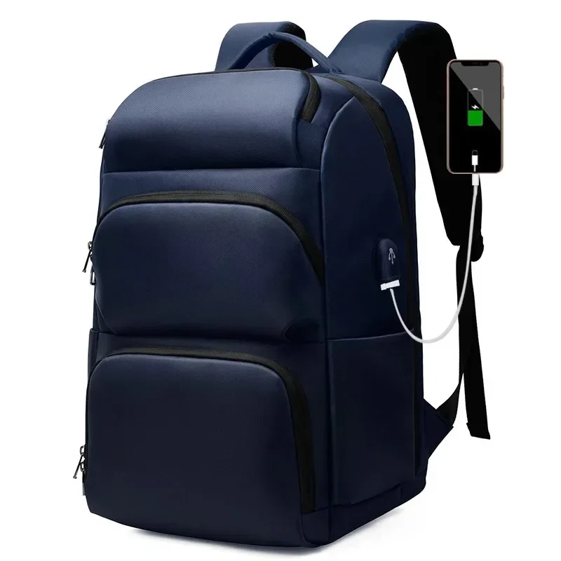 Anti-theft Casual Men\'s Backpack USB Oxford Cloth Material Multifunctional Large-capacity outdoor Travel Laptop Student Bags