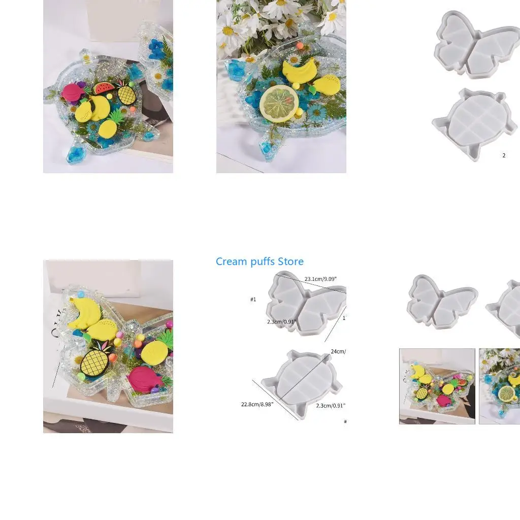 50LE Storage Box Mold Jewelry Tray Mold Suitable for Soap Holder Jewelry Decoration Box Diy Craft Making