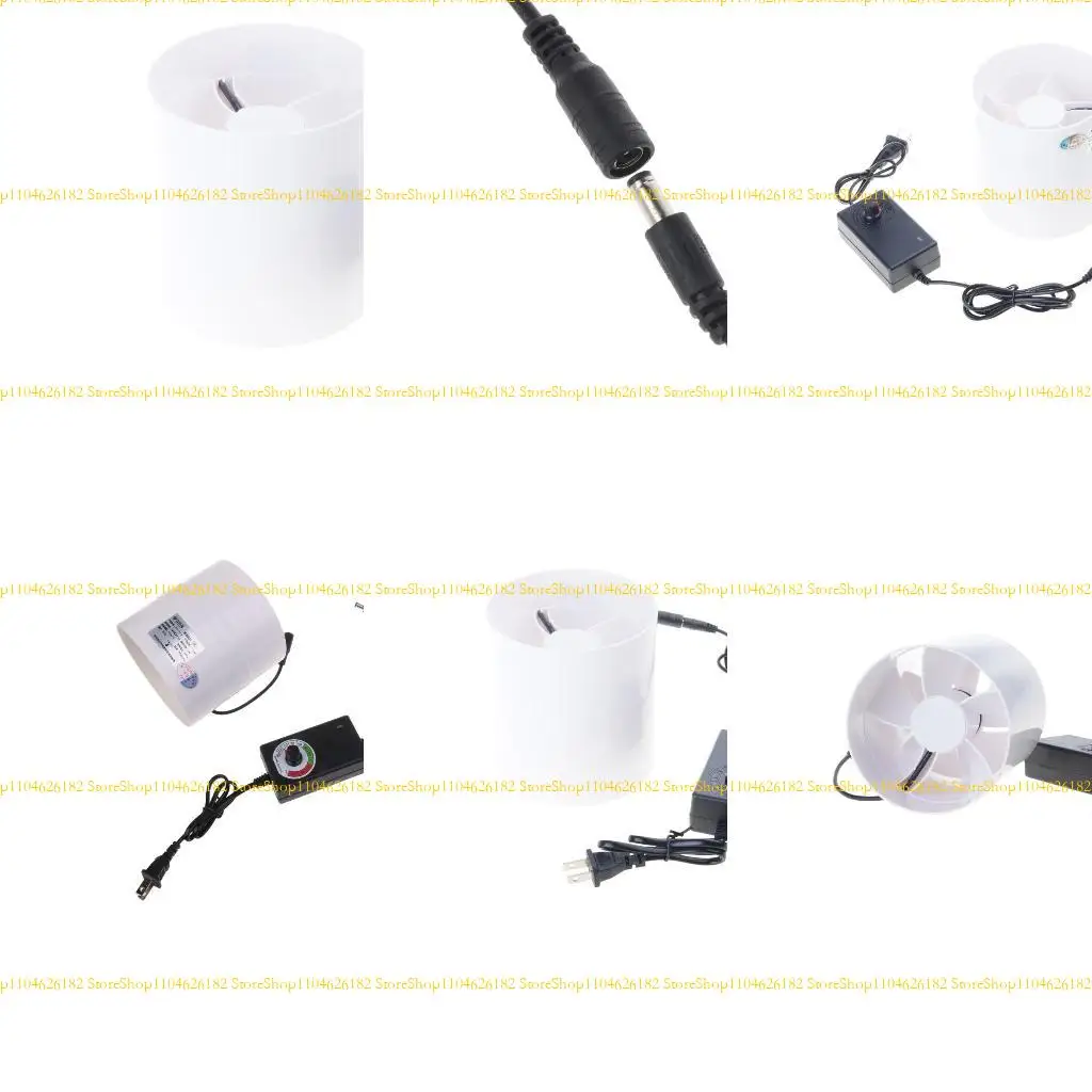 

Q2Q4 4inch Silent Home Ventilator for Bathroom Kitchen Exhaust Ventilation 220V 110V