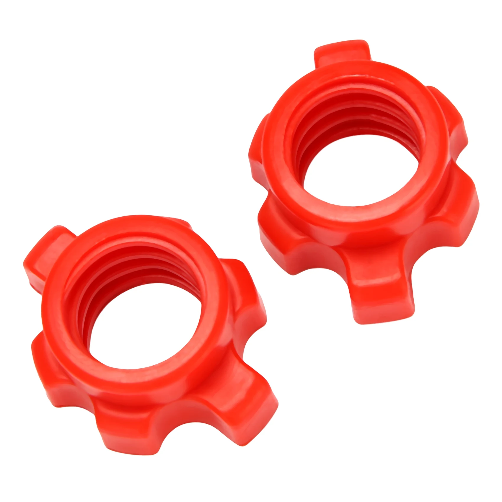 SMIEA 8 tuercas para mancuernas, tuercas para varillas de mancuernas, collares Spinlock para barras de pesas, accesorios deportivos de entrenamiento