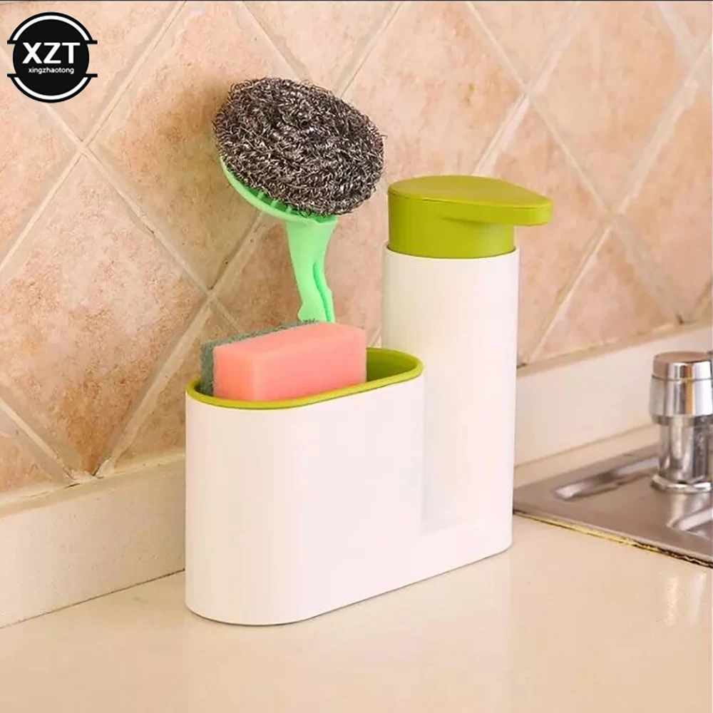 Kitchen Shampoo Soap Dispenser Container Holder Newest Portable Home Bathroom Plastic Practical Liquid Soap Shampoo Storage 1PCS