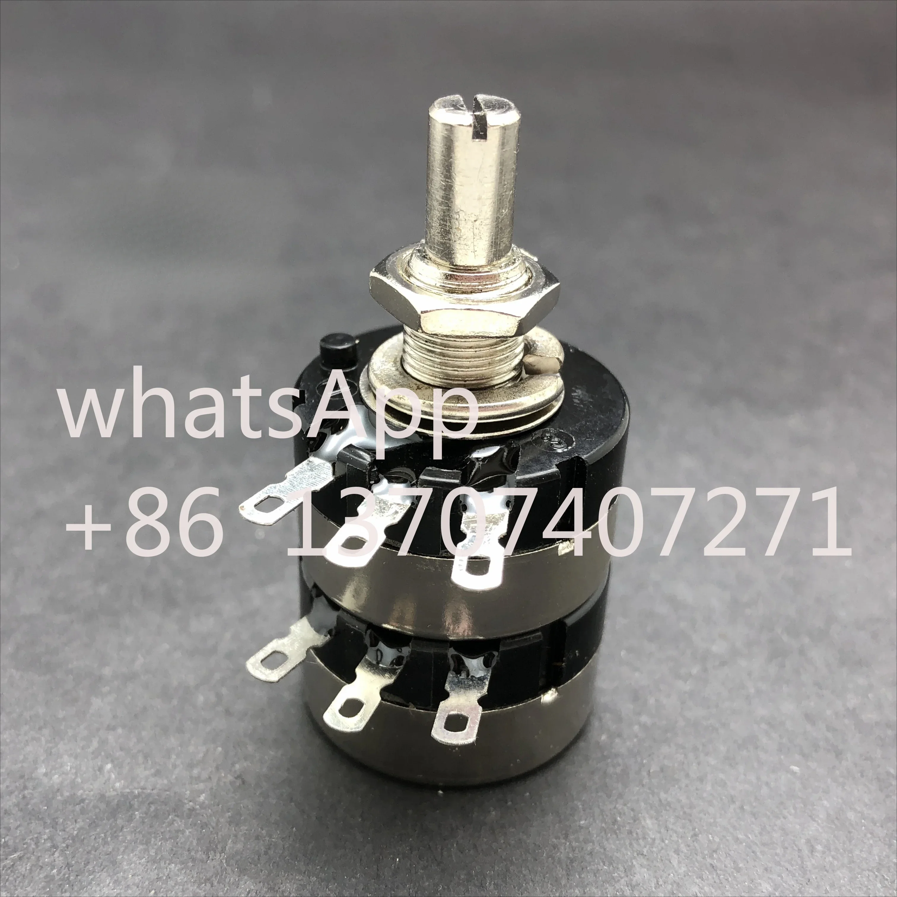 [VK]  TOCOS RV24YG 20S B503 B50K RV24YG20S double potentiometer 20mm round shaft B50KX2 B100K B250K B500K B1M switch