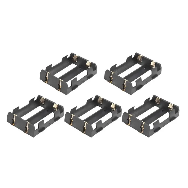 BAAG-20Pcs/Lot 2 X 26650 Battery Holder SMD With Bronze Pins 26650 Battery Storage Box TBH-26650-2C-SMT