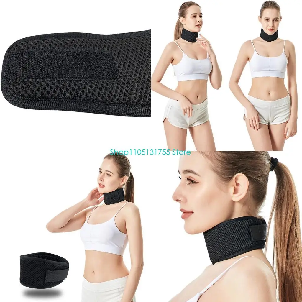 

K0EF Регулируемая шейная тяга для шеи Предотвращает наклон вперед Фиксация шеи Поддержка