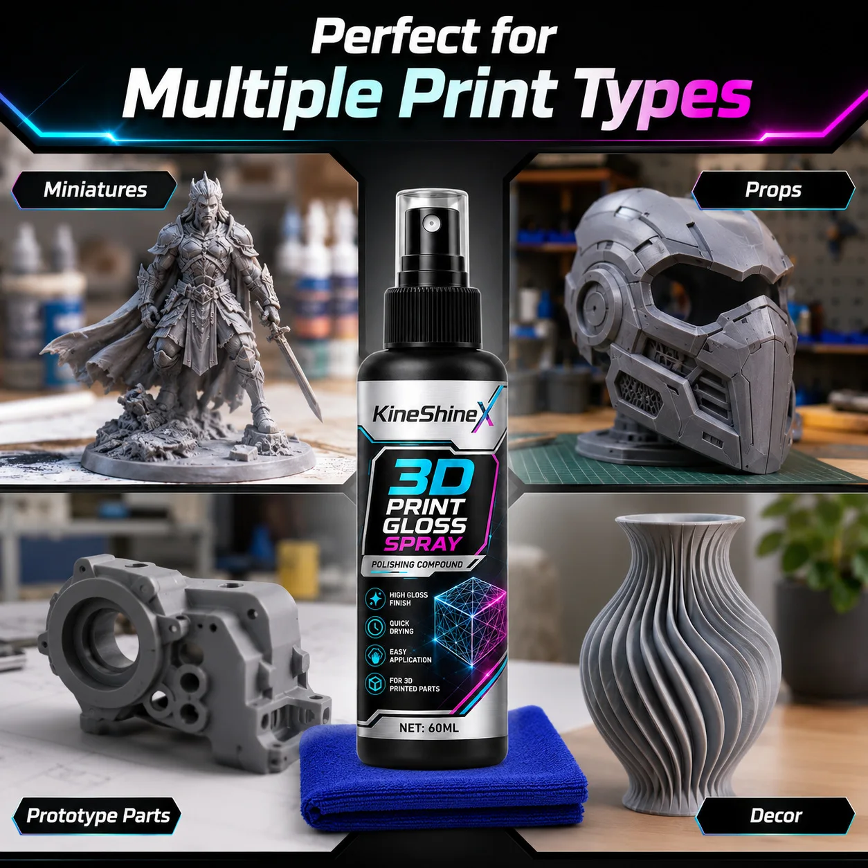 3D Print Gloss Spray Polishing - 3D Printing Liquid 评论和价格