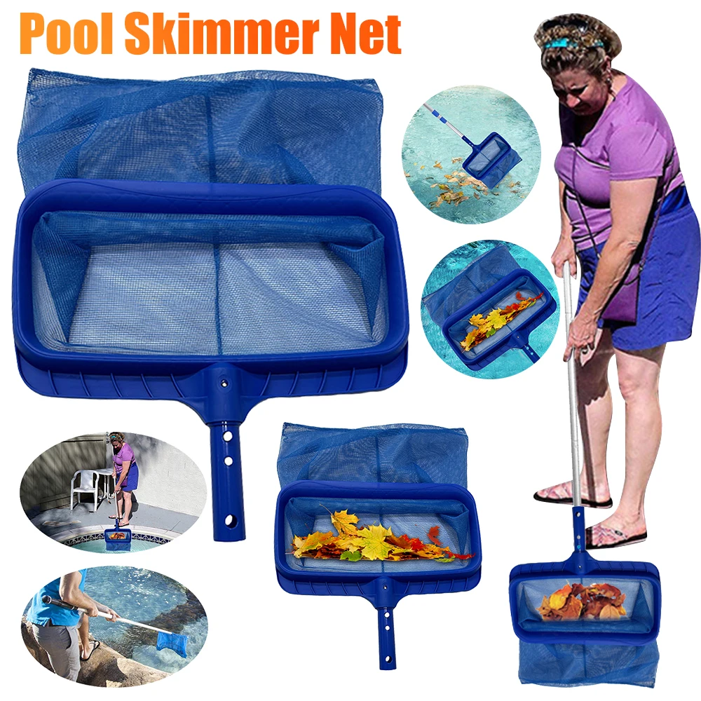 

Swimming Pool Cleaning Net Large Capacity Leaf Mesh Deep Bag Rubbish Cleaning Rake for Cleaning Spa Pond Pool Hot Tubs Fountains