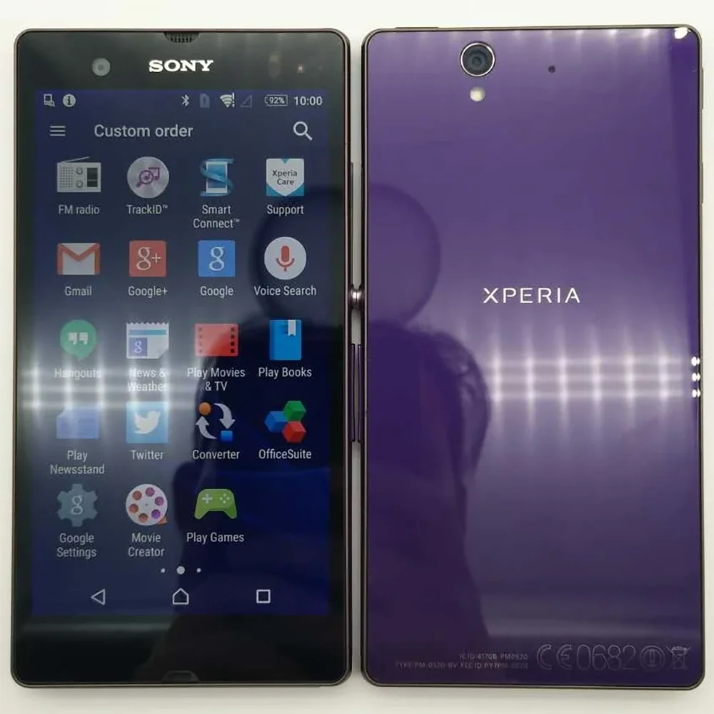 هاتف Sony Xperia Z C6603 C6602 أصلي غير مقفول ثماني النواة 5.0 بوصة 16 جيجابايت 2 جيجابايت سنابدراجون هاتف محمول 13 ميجابكسل #4