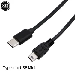 30cm USB Typ C 3,1 Stecker Auf Mini USB 5 Pin B Stecker Konverter OTG Adapter Blei Daten kabel für Macbook pro Digital Kamera