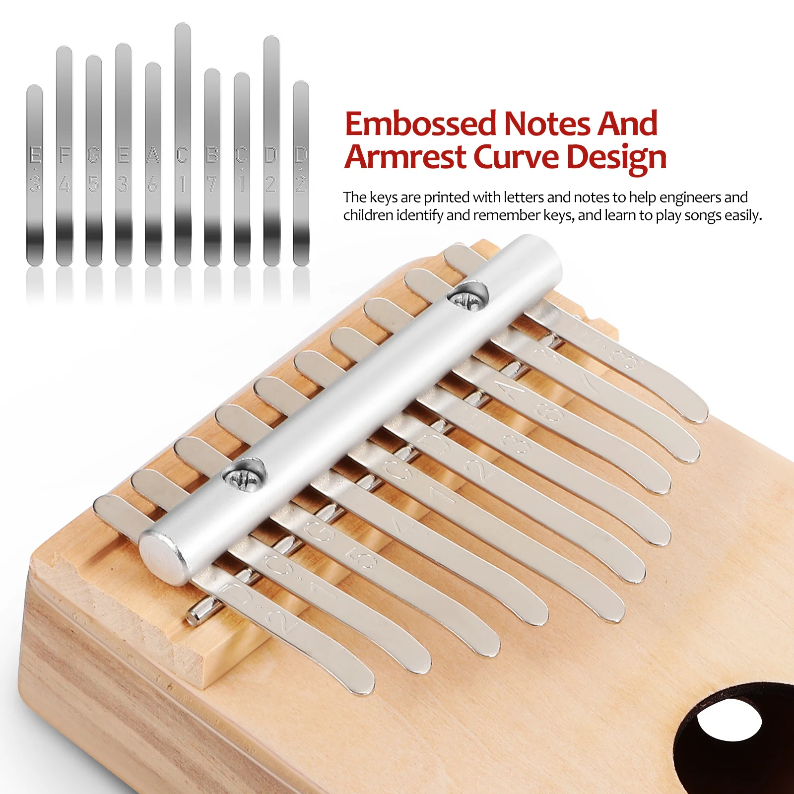 مجموعة أدوات طلاء الإبهام الخشبي كاليمبا إصبع صغير محمول للأطفال المبتدئين السفر التخييم هدية بيانو كاليمبا الخشبي