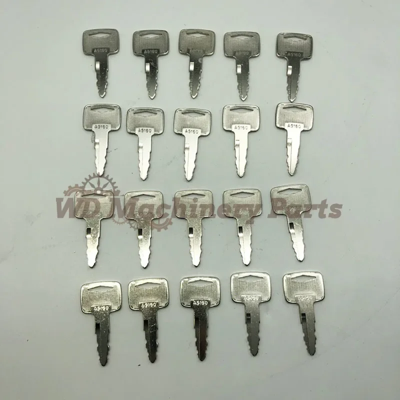 

20PCS A5160 Ignition Key 91A07-01910 For Mitsubishi Caterpillar Forklift