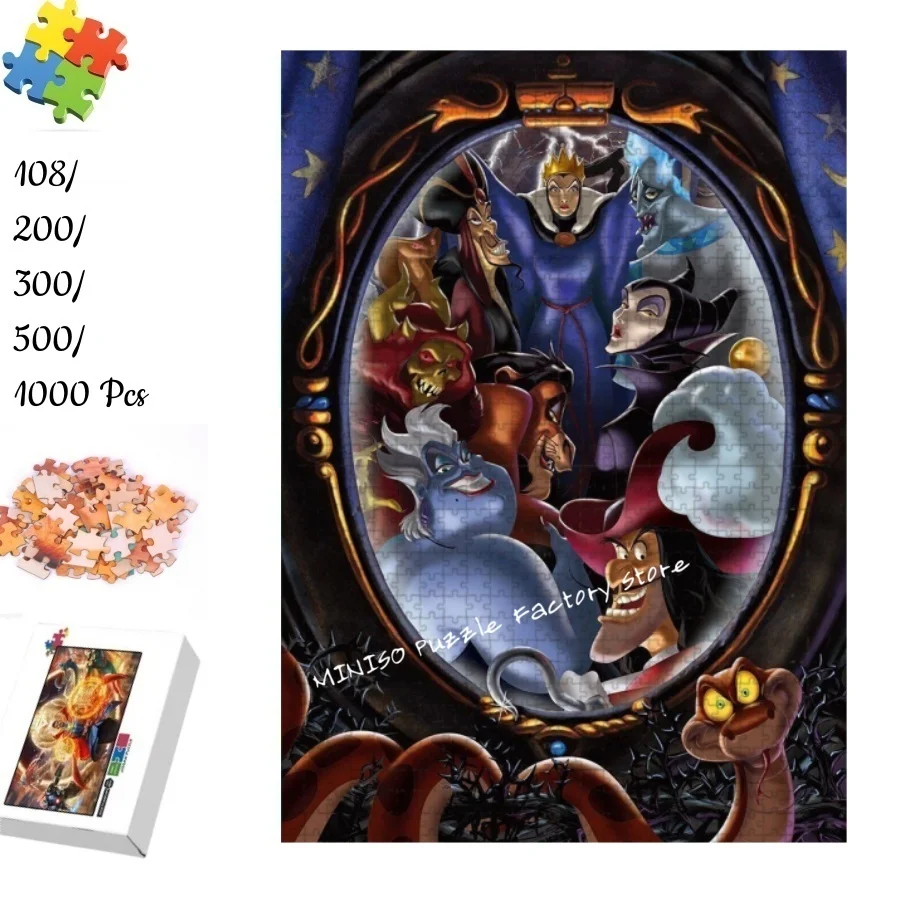

Disney Jigsaw Puzzle Tough Love 108/200/300/500/1000 Pcs Wooden High-Quality Floor Puzzle Onepiece Puzzles for Adults Toys Gifts