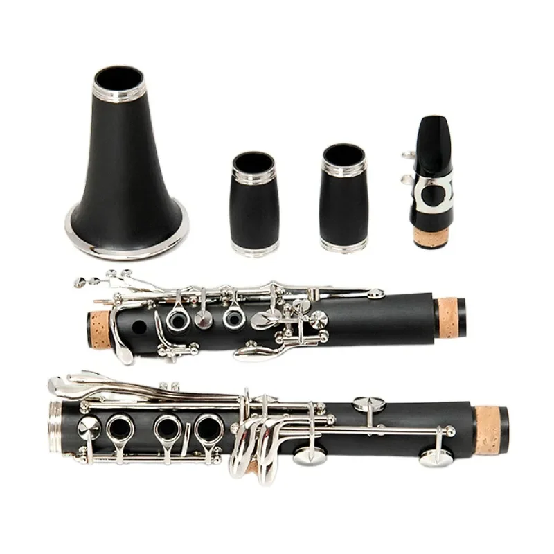 1 B Flat Treble Clarinet, Bakelite Material, Silver, Beautiful, Suitable For Playing Grades，new