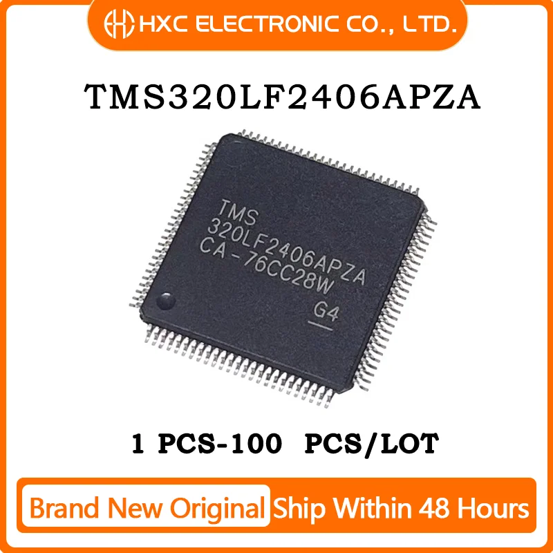 1/5/10/50PCS 100% NEW TMS320LF2406APZA TMS320LF2406 LQFP100 MCU CHIP