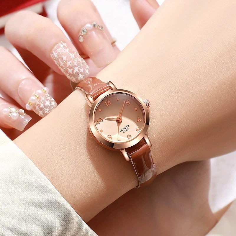 

New Fashion Luxury Woman Small Leather Watch Women Elegant Wrist Watches Students Casual Quartz Watches For Gifts Reloj Mujer