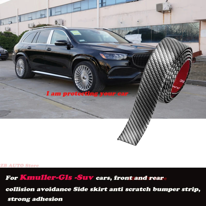 

Strong adhesive bumper strip, front and rear lip side skirts, collision and scratch resistant, suitable For Kmuller Gls Suv