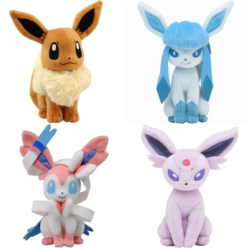 20-センチメートルポケモンイーブイアニメぬいぐるみぬいぐるみかわいい部屋を飾るぬいぐるみ子供用枕ホリデーギフト