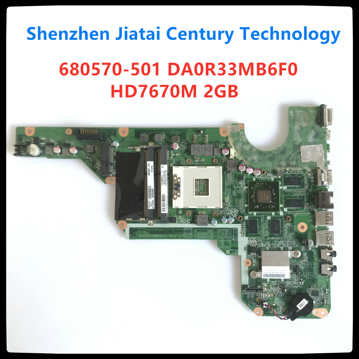 DA0R33MB6F0 680570-501 Laptop Motherboard For hp G4 G6-2000 mainboard 680570-001 DA0R33MB6E0 HM76 HD7670M/2G 100% fully tested