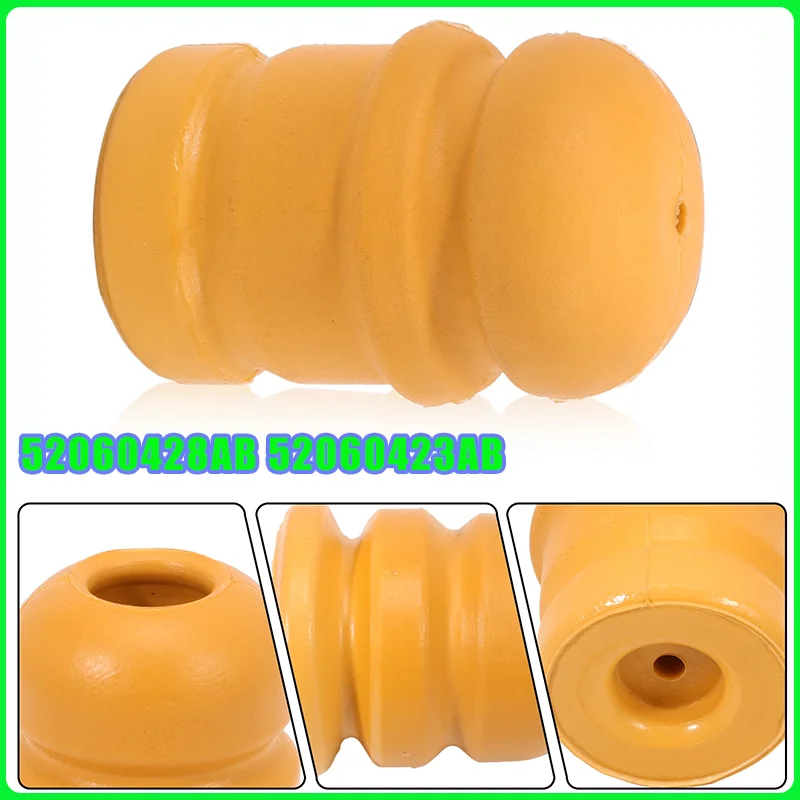 

4 шт. передние и задние стопоры отбойников для Wrangler JK 2007-2018, бамперы шарнирного рычага подвески, заменяют 52060428AB 52060423AB