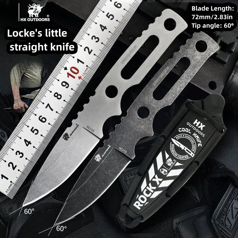 

Outdoor Tactical Straight Knife, Multi-purpose Knife, Fixed Blade Straight Knife With Scabbard, Field Convenient Knife, Sharp Kn