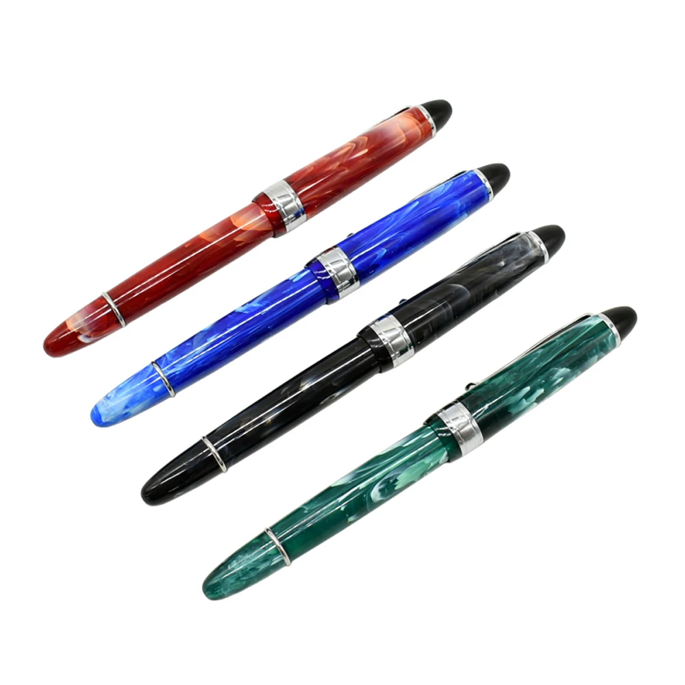 16Pcs Luxury Quality Ink Pen SIKIB Acrylic Business Office Fountain Pen Student School Stationery Supplies Ink Calligraphy Pen